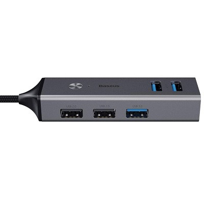 Хаб Baseus Cube USB-C to 3xUSB 3.0+2xUSB 2.0 - фото 2 - id-p95564220