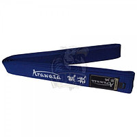 Пояс каратэ с вышивкой Arawaza Blue полиэстер/хлопок (синий) (арт. RBEKBLUE)