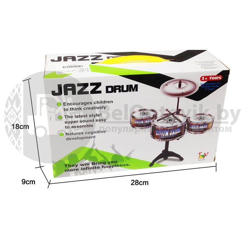 Детский музыкальный набор Барабанная установка JAZZ Drum TH688 - фото 8 - id-p95640775