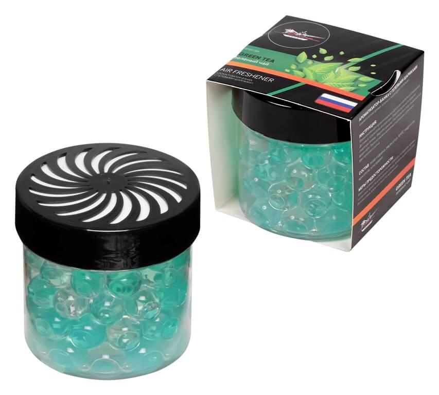 Ароматизатор-банка с гелевыми шариками зеленый чай (AFSH184) - фото 1 - id-p95663704