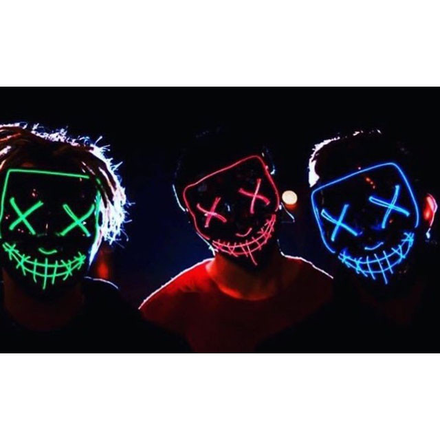 Неоновая маска Судная ночь (разные цвета) - фото 8 - id-p95721587