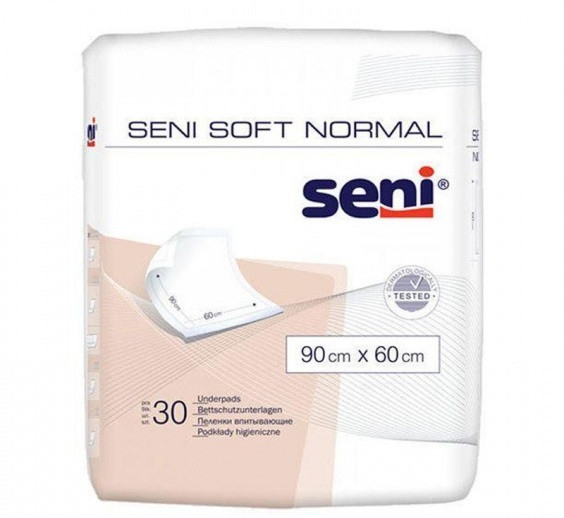 Пеленки гигиенические впитывающие Seni Soft Normal 90х60 см., 30 шт. - фото 1 - id-p95721656