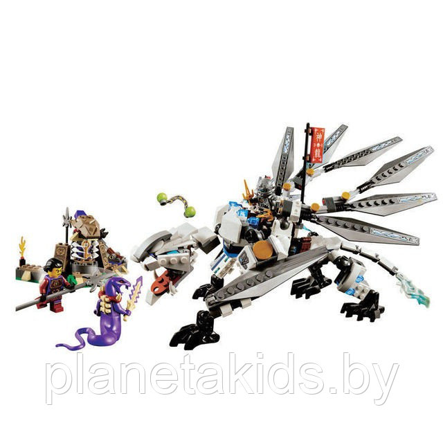 Конструктор Ниндзяго NINJAGO Титановый дракон 10323, 362 дет, аналог Лего Ниндзя го (LEGO) 70748 - фото 2 - id-p95737513