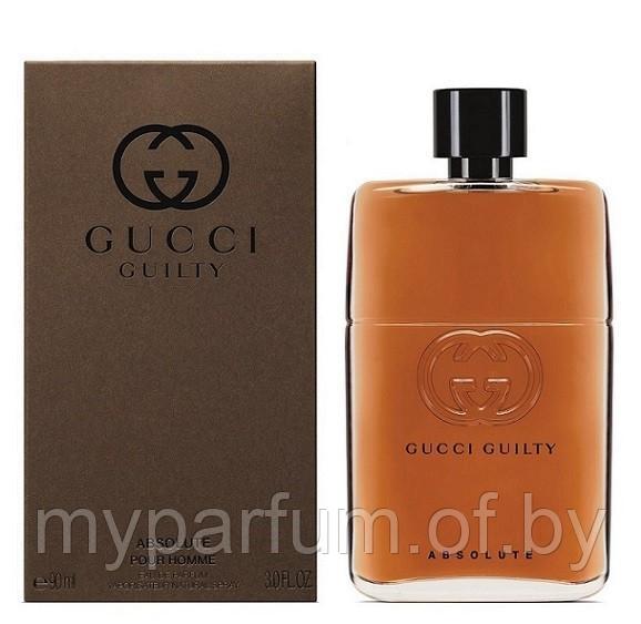 Мужская парфюмированная вода Gucci Guilty Absolute Pour Homme edp 90ml - фото 1 - id-p95737904