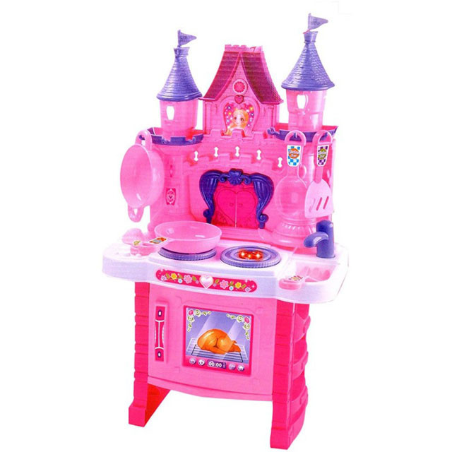 Игровой набор 2 в 1 Кухя + Замок для кукол (свет, звук) 018-29 - фото 4 - id-p95740391