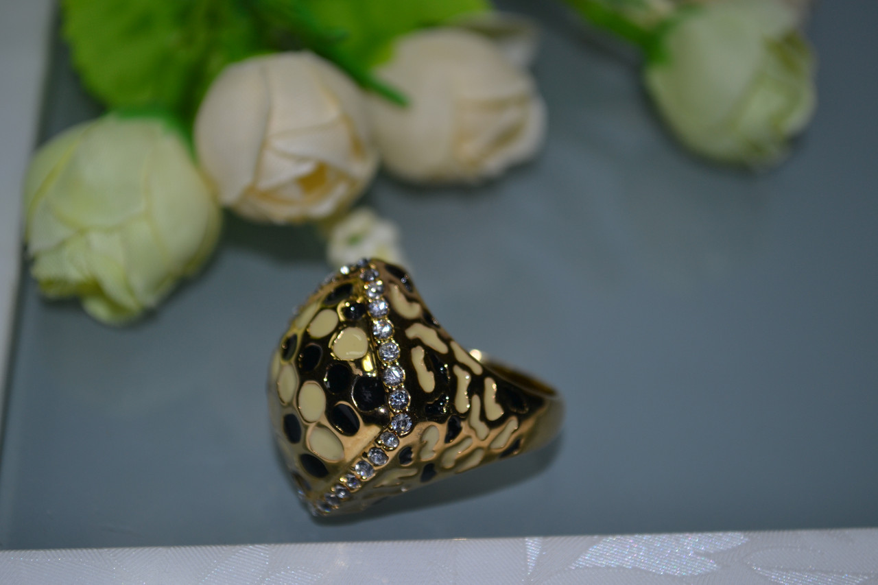 Красивый перстень с эмалью - фото 3 - id-p95748097