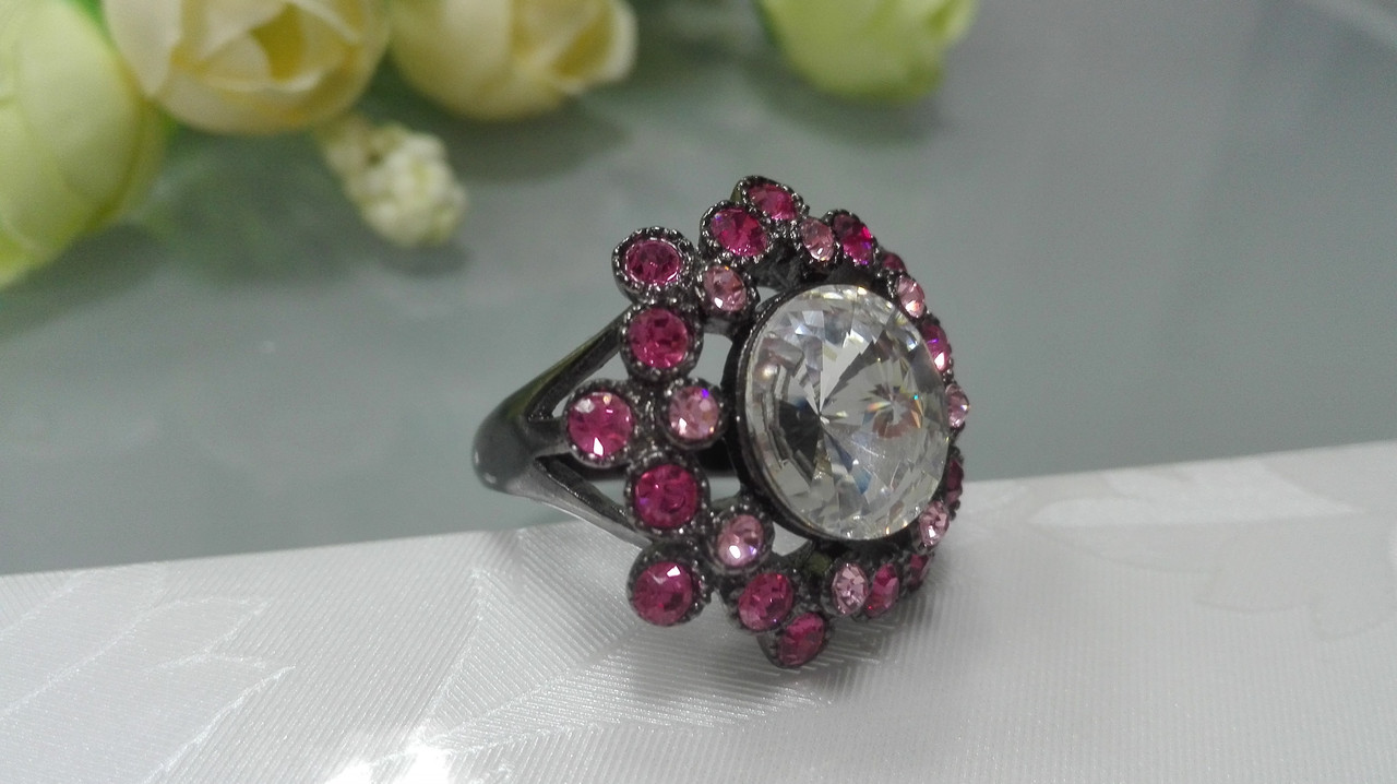 Стильное кольцо Цветок - фото 1 - id-p95748396