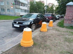 ОГРАНИЧИТЕЛИ ПАРКОВКИ бетонные, полусферы бетонные