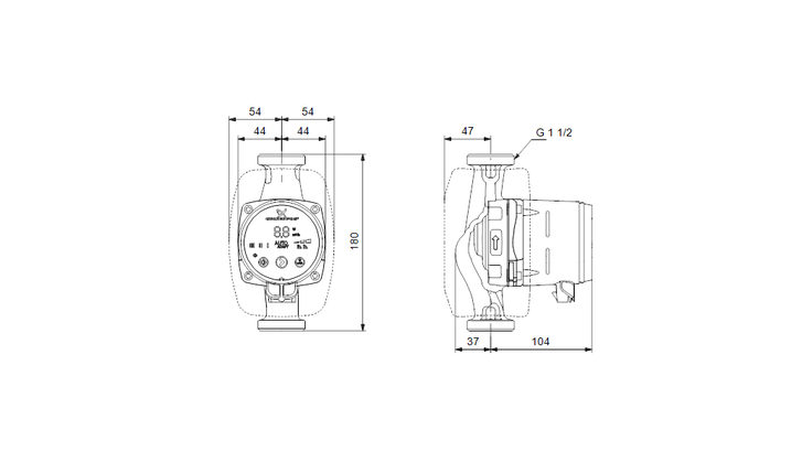 Циркуляционный насос Grundfos ALPHA2 32-80 N, 220 В, фото 2