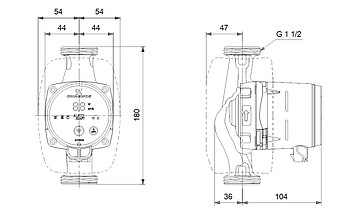 Циркуляционный насос Grundfos ALPHA3 25-60, 220 В, фото 2