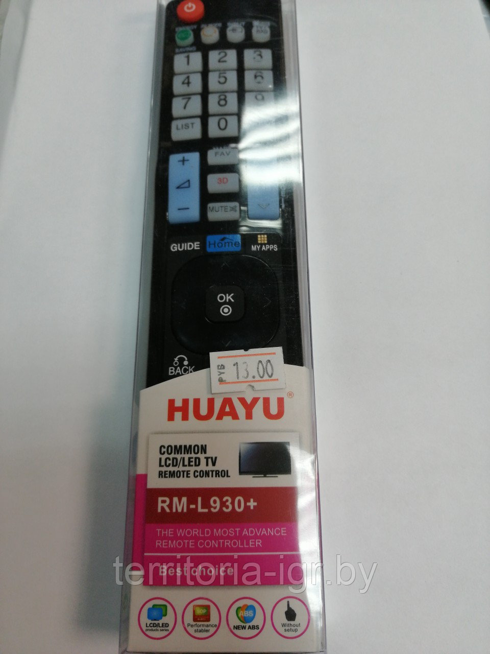 Пульт универсальный для LG RM-L930+ 3D Huayu - фото 4 - id-p74027736
