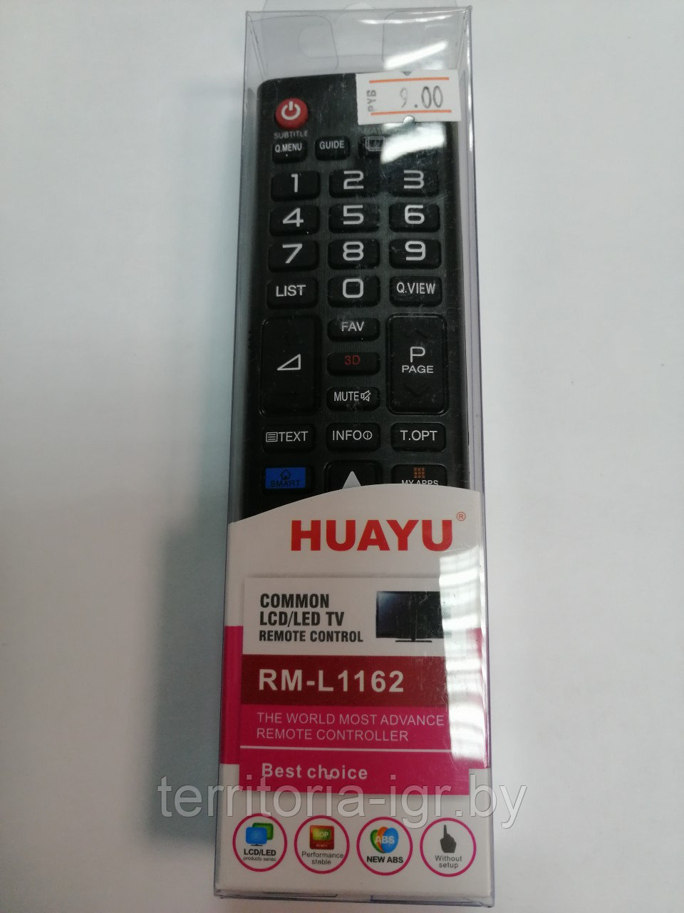 Пульт универсальный для LG RM-L1162 3D LED TV с функцией SMART черный Huayu - фото 5 - id-p74027780