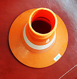 Конус сигнальный КС 1.6 оранжевый 320мм со светоотражающей полосой, фото 3