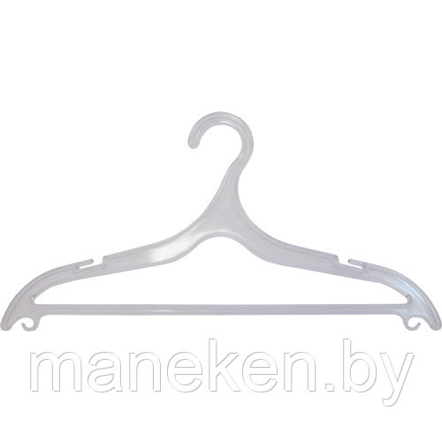 Пластиковые вешалки-плечики для одежды / прозрачный/ PL 15 - фото 2 - id-p95769500