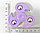 Спиннер для рук "Finger Spinner Elegance", фиолетовый, фото 3