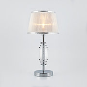 Настольная лампа с абажуром 01065/1 хром Amalfi Eurosvet
