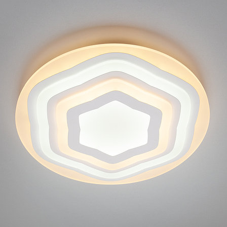 Светодиодный потолочный светильник 90117/4 белый Siluet Eurosvet, фото 2