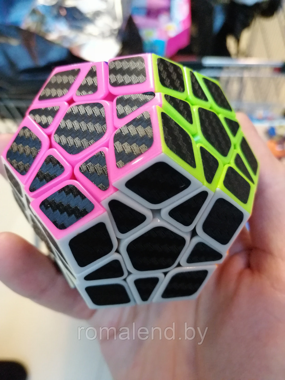 Кубик Мегаминкс Magic Cube со звездой (текстурные наклейки) - фото 3 - id-p95783355