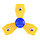 Спиннер для рук Finger Spinner Future, желтый квадрат, фото 2