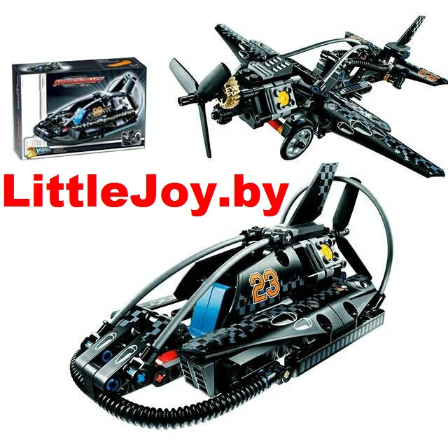 Детский конструктор Decool Hovercraft Транспорт на воздушной подушке 170 деталей арт. 3361 (ВТ)