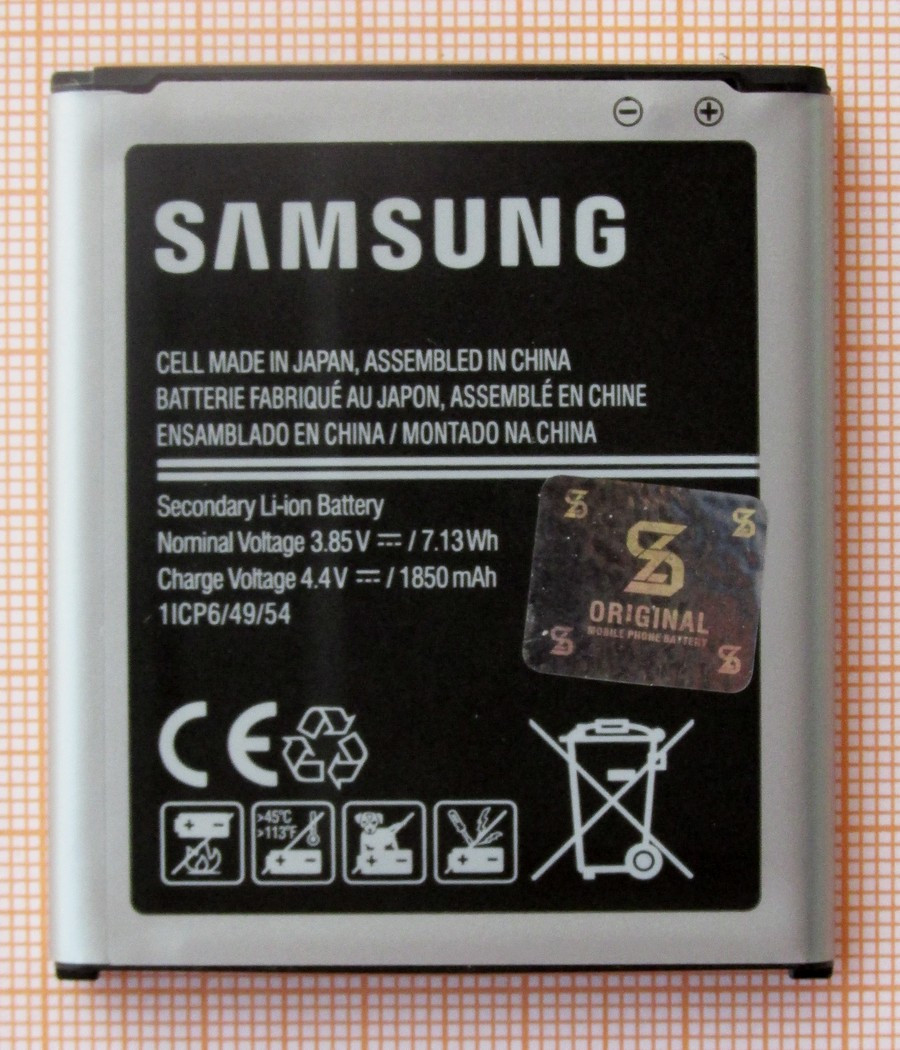 Аккумулятор EB-BJ100CBE для Samsung Galaxy J1 (J100), Samsung Galaxy J1 Ace (J110H) - фото 3 - id-p95796501