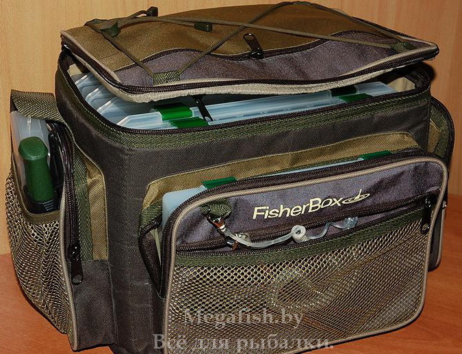 Сумка рыболова Fisherbox C102 (с 4 коробками в комплекте) - фото 6 - id-p95802831