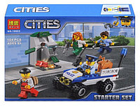 Конструктор Набор для начинающих Полиция 10653, аналог LEGO City 60136