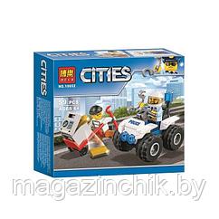 Конструктор Полицейский квадроцикл 10652, аналог LEGO City 60135