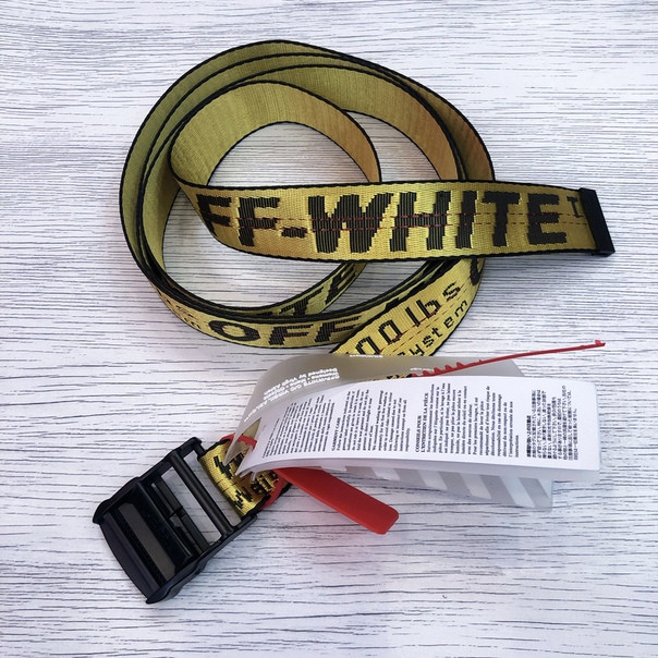 Ремень Off White Желтый Купить