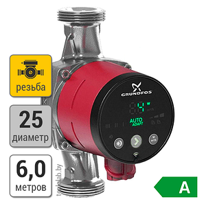 Циркуляционный насос Grundfos ALPHA2 25-60 N, 220 В