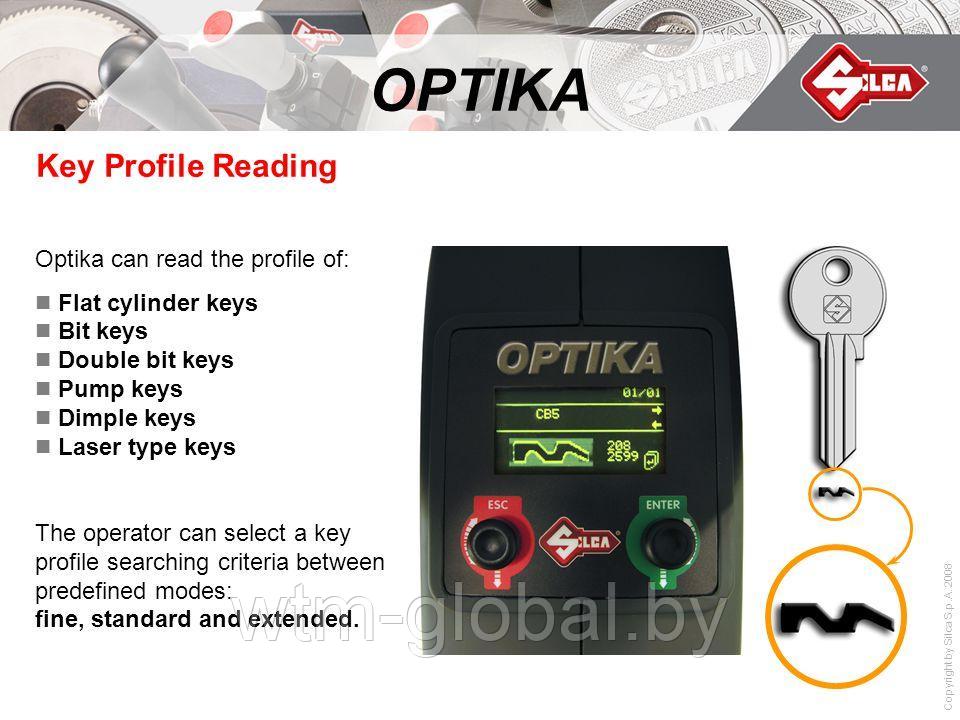 Электронный сканер Silca Optika для считывания профиля ключа - фото 2 - id-p95846902