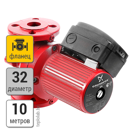 Циркуляционный насос Grundfos UPS 32-120 FB, 220 В - купить по лучшей ...