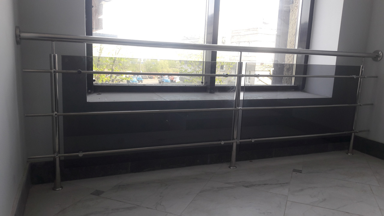 Ограждения балконов с заполнением из стекла - фото 2 - id-p95789684