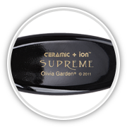 Щетка массажная для волос Olivia Garden SUPREME CERAMIC+ion BLACK COMBO - фото 2 - id-p91619940