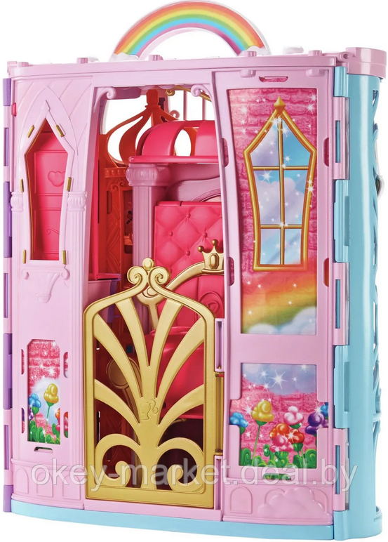 Игровой набор Barbie Переносной радужный дворец FTV98 - фото 7 - id-p95927760