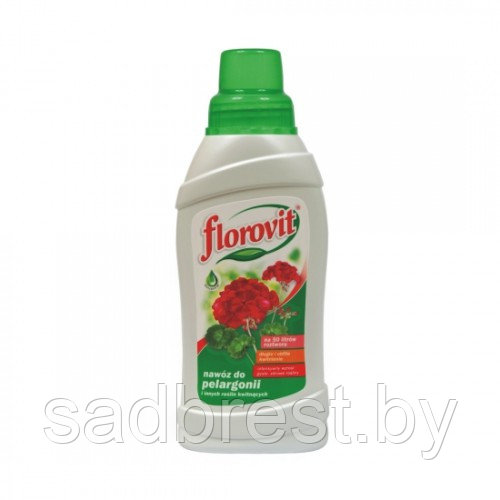 Удобрение для пеларгоний флоровит Florovit жидкое 0.55 л