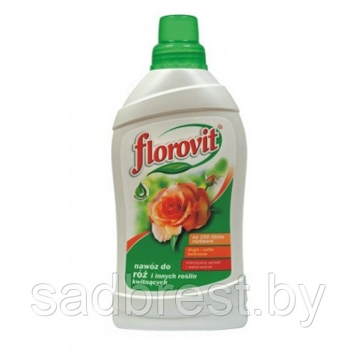 Удобрение для роз и других цветущих растений Флоровит Florovit 1 л жидкий - фото 1 - id-p95940414