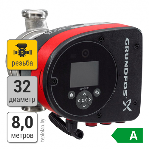 Циркуляционный насос Grundfos MAGNA3 32-80 N, 220 В