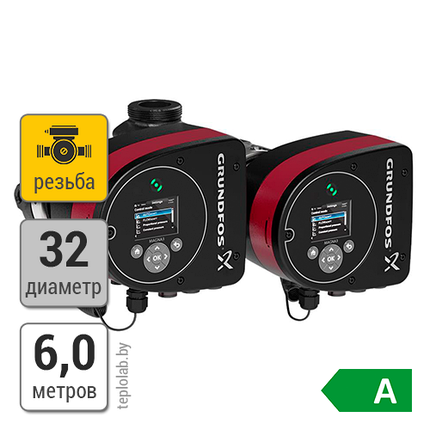 Циркуляционный насос Grundfos MAGNA3 D 32-60, 220 В, фото 2