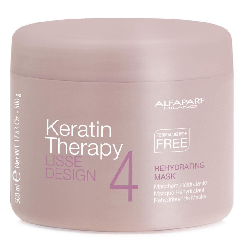 Alfaparf Milano Lisse Design Keratin Therapy Маска для волос увлажняющая (Шаг 4), 500г