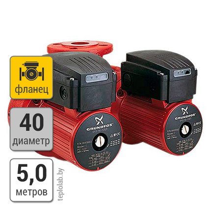 Циркуляционный насос Grundfos UPSD 40-50 F, 220 В, фото 2