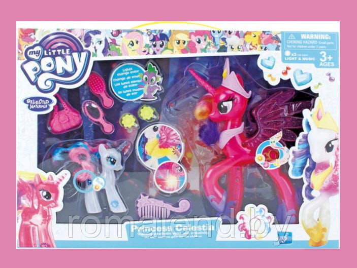 Семья Пони с крыльями (My Little Pony) с музыкой и светом - фото 1 - id-p95968842