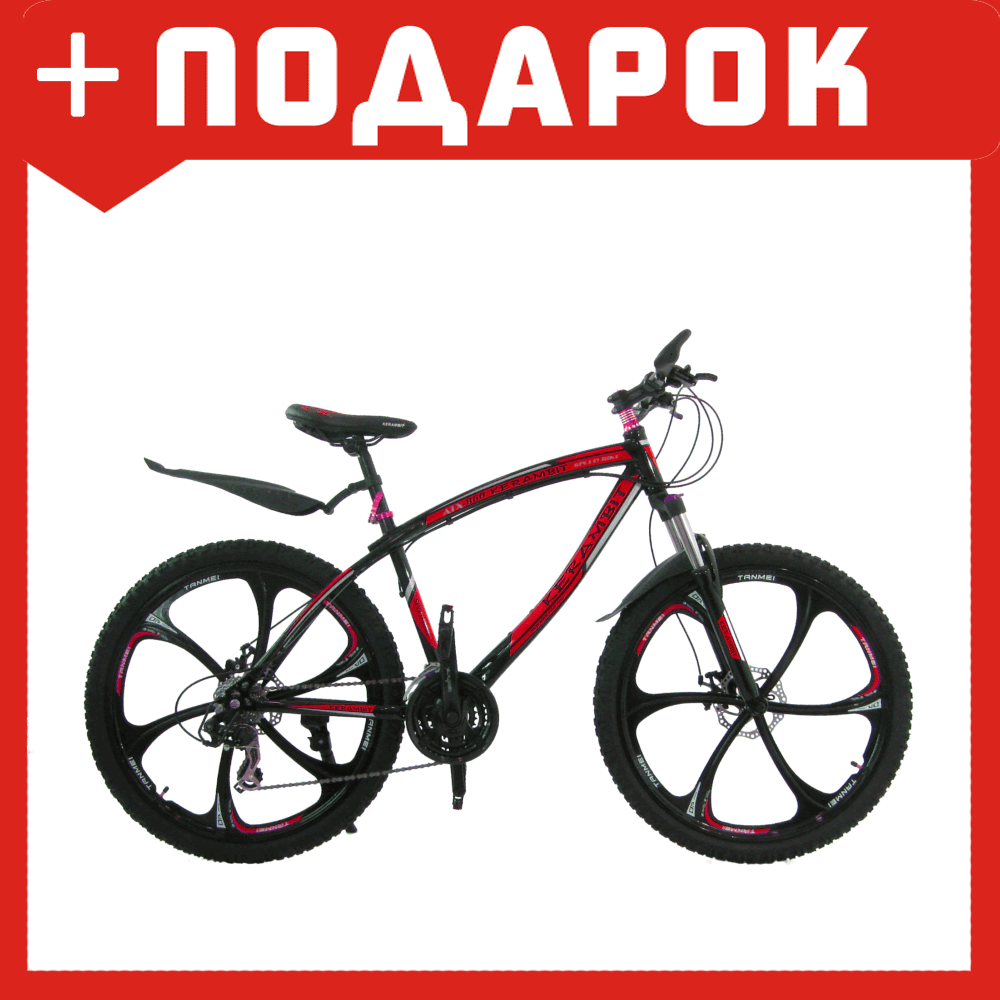 Велосипед на литых дисках KERAMBIT (КЕРАМБИТ) красный - фото 1 - id-p95973623