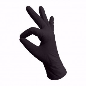 Перчатки нитриловые Черные LAB+ (Китай, размер XL, пара)