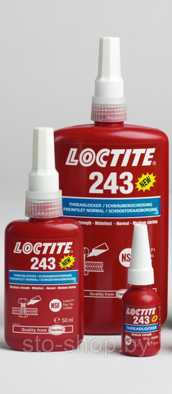 LOCTITE 243 Фиксатор резьбы средней прочности 10мл - фото 2 - id-p4786252