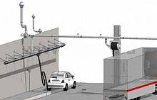 Рельсовая система для вытяжки отработавших газов, 12 метров, комплект с подвесом / GDK-100-12