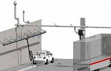 Рельсовая система для вытяжки отработавших газов, 16 метров, комплект с подвесом / GDK-100-16
