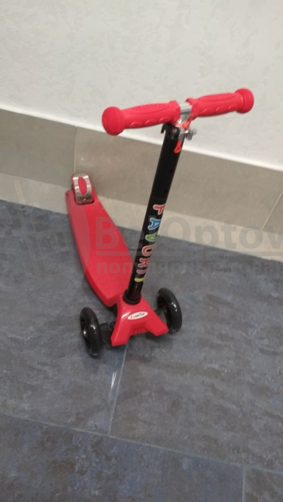 Самокат скутер детский MAXI FAVORIT 4108 до 60 кг. - фото 2 - id-p96024478