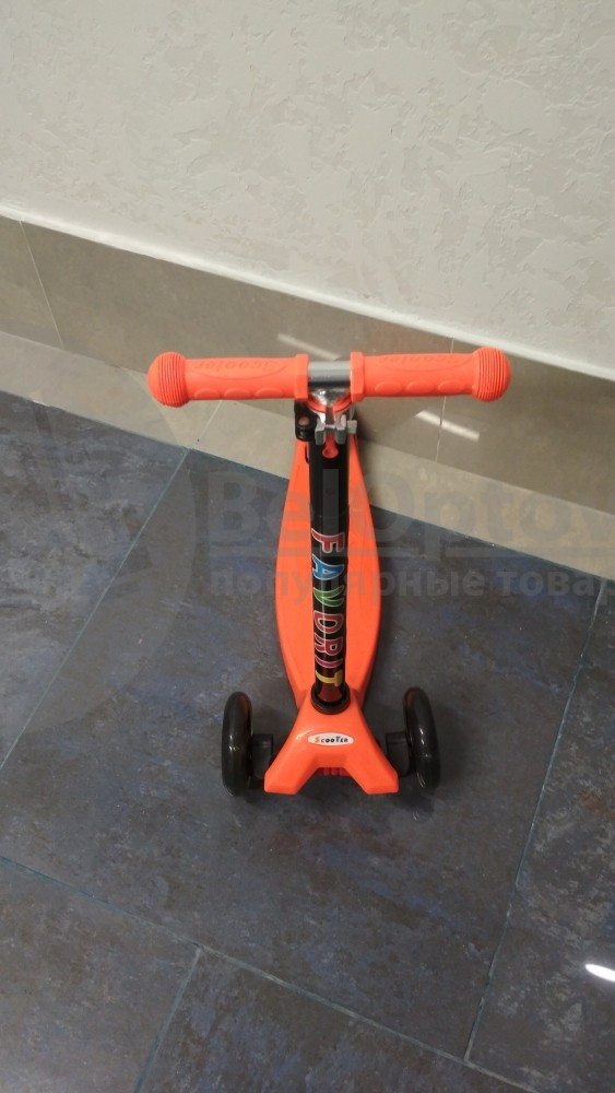 Самокат скутер детский MAXI FAVORIT 4108 до 60 кг. - фото 6 - id-p96024478
