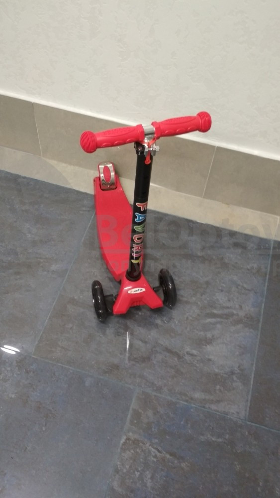Самокат скутер детский MAXI FAVORIT 4108 до 60 кг. - фото 7 - id-p96024478